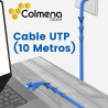 KIT de cable UTP de 10 metros/ 2CONECTORES RJ45