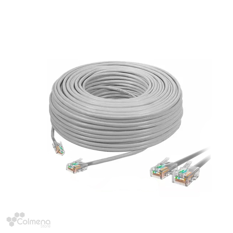 KIT de cable UTP de 40 metros/ 2CONECTORES RJ45